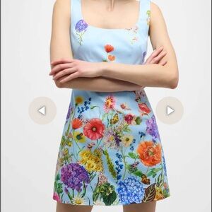 Cara Cara Sandra Square-Neck Mini A-Line Dress size 8// never worn NEW WITH TAGS